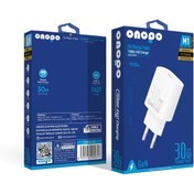 Resim Genel Markalar 30W Type-C Girişli Şarj Adaptörü | iPhone ve Android Uyumlu | Hızlı Şarj | Beyaz | Model M1 B 