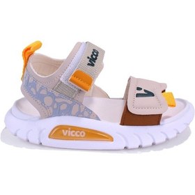Resim Vicco Dekan 332p25y203 Bej Ortopedik Günlük Erkek Çocuk Spor Sandalet Bej 