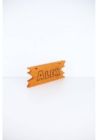 Resim Mandu Ahşap İsimlik Rustik 