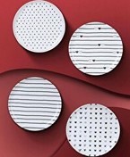 Resim Kütahya Porselen Pretty 4 Parça 15 CM Tabak 