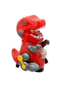 Resim Birlik Pilli Işıklı Duman Püskürten Robot Trex 