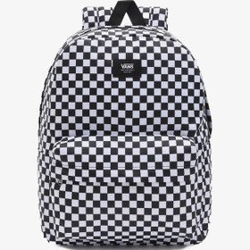 Resim Vans Old Skool Check Erkek Siyah Sırt Çantası 