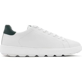 Resim Geox Erkek Beyaz Spherica Ecub Bağcıklı Deri Sneaker U45GPA0009BC1966 