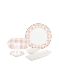 Resim Tantitoni Kahvaltı Seti 26 Parça Pink Quadro mazep201bpq 