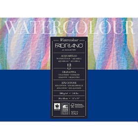 Resim Fabriano Sulu Boya Defteri Blok Soğuk Baskı 300 G 36x48 Cm. 12 
