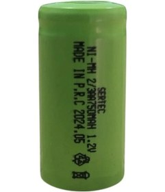 Resim - 1.2v 750 Mah - 2/3aa - Ni-mh Şarjlı Pil - Başsız / Flat Head 