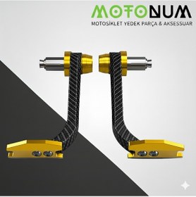 Resim Apec Ps5 Manet Koruma Karbon Desenli-sarı Detaylı-mkm05117 