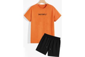 Resim Trendypassion Butterfly Sırt Baskılı Şort T-Shirt Eşofman Takımı 