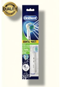 Resim Pro Cleaning Oral-b Uyumlu 8 Adet Yedek Başlık Günlük Derin Temizlik & Premium Quality 