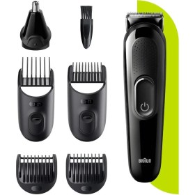 Resim Erkek Bakım Seti 6'lı Çok Fonksiyonlu Şekillendirici Siyah 