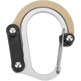 Resim Fortunelane Seyahat Çantaları İçin Alüminyum Karabina Klipsi & Kancası Mini Haki 