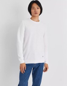 Resim Zolla Erkek Pamuklu Örgü Kazak 176852617 Sütlü 