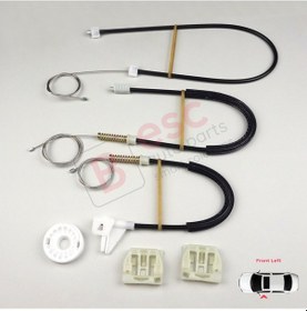 Resim Skoda Octavia MK1 1U 2001-2010 İçin Ön Sol Cam Kriko Tamir Seti 