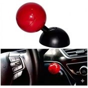 Resim Bilardo Topu Tasarımlı Metal Start Stop Düğmesi Kırmızı 