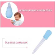 Resim 8 Parça Bebek Bakım Seti Mavi Renk 