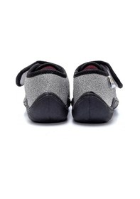 Resim Gümüş Prenses Nakışlı Panduf-f-711 Gri 