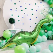Resim 1 adet Büyük Yeşil Dinozor Alüminyum Balon Süslemesi - Doğum Günü Partileri için İlkbahar ve Yaz Serisi, Yeşil ve Mavi Balonlarla Şenlikli Parti Süslemesi, Dinozor Parti Süslemesi | Oyuncak Parti Teması | Dayanıklı Balon 