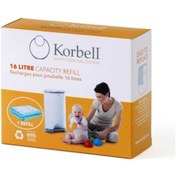 Resim Korbell 495 Adet Kirli Bebek Bezi Kapasiteli Çöp Poşeti 