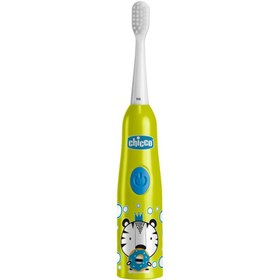 Resim Chicco Çocuklar İçin Pilli Diş Fırçası Kaplan Yeşil 