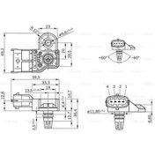 Resim BOSCH 281006171 Basınç Sensörü Ds-S3-Tf 