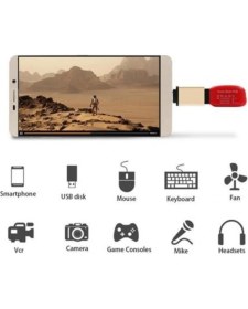 Resim Otg Type-C To USB Çevirici Otg Type-C To USB Siyah Metal Kutulu Hadron HN4457K 