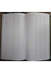 Resim Ticari Broşür Defter 336 Yp 16x31 Cm Sert Kapak 70 gr Kağıt Yeşi 