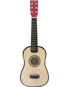 Resim Samdoo 23 İnç Ahşap Kısa Gitar, Çocuklar İçin Başlangıç Seviyesi Müzik Enstrümani, Minik Ve Kolay Kullanım, Doğal Ahşap Rengi 