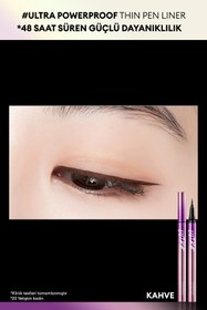 Resim Missha Su , Ter ve Yağlanmaya Dayanıklı , 48 Saate Kadar Kalıcı Ultra Powerproof Thin Pen Liner (Brown) 