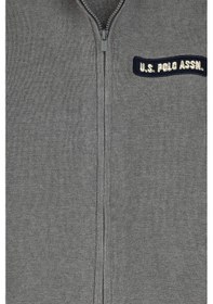 Resim U.S. Polo Assn. U.s. Polo Assn. Erkek Çocuk Gri Melanj Hırka Triko 50317164-vr109 