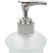 Resim 200ML Cam Sabun ve losyon Dağıtıcı Mutfak Için, Doldurulabilir Sıvı Pompa Şişe Tutucu Paslanma ile Büyük Paslanmaz Çelik Pompası | Sıvı Sabunluk 