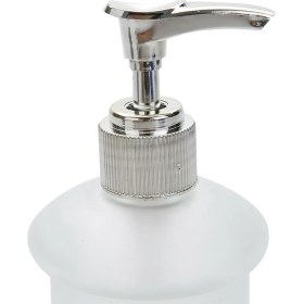 Resim 200ML Cam Sabun ve losyon Dağıtıcı Mutfak Için, Doldurulabilir Sıvı Pompa Şişe Tutucu Paslanma ile Büyük Paslanmaz Çelik Pompası | Sıvı Sabunluk 