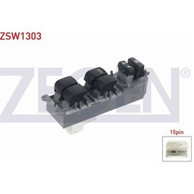 Resim Toyota Corolla - Aurıs - Yarıs - Rav 4 05-12 Kapı Kilit Ve Cam Açma Anahtarı Grup 15 Pin 82480-06100 