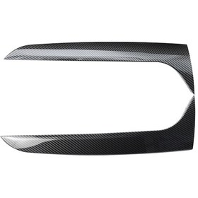 Resim Moveevo Audi A4 B8 Allroad Avant 2009-2016 İçin Şık Ve Pratik Arka Cam Yan Spoiler Seti - Siyah / Karbon Desenli 