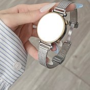 Resim Huawei GT4 kayışı, GT3 saati, watch4 buğday başağı manyetik emme, GT2 saati kayışı, watch3/4 pro metal için uygun, Kadınların yüksek kaliteli hissi, küçük bel, ince stil, Kadınların 41mm, yazlık nefes alabilen 22mm, 20mm, 18mm 
