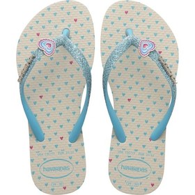 Resim Havaianas Kıds Slım Glıtter Iı Simli Kız Çocuk Parmak Arası Terlik 4146976 4146976 0121 Bej 