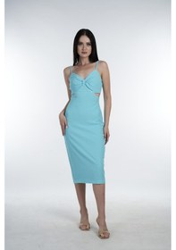 Resim Guess Kadın Elbise Gdqp4903-aqu Turkuaz 