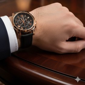 Resim SPECTRUM PREMİUM Yeni Sezon Suni Deri Kordon Roma Rakam Detaylı Erkek Kol Saati 