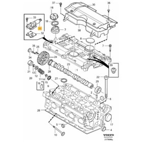 Resim S40 V40 Turbosuz Eksantrik Resetleme Valfi 1998 2004 