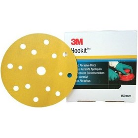 Resim 3M 255P Hookıt 15 Delik Cırtlı Disk Zımpara 150Mm P80 