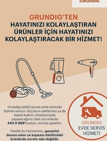 Resim Grundig VCP 3930 25.2V Kablosuz Dikey Süpürge 