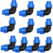 Resim Willowhaven 10 Adet 25mm Hızlı Plastik Pe Hortum Bağlantı Dirseği Bahçe Sulama 