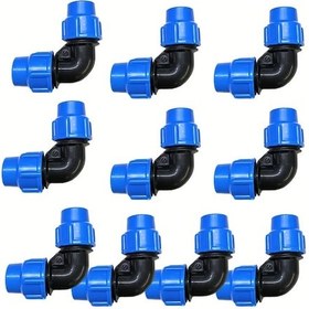 Resim Willowhaven 10 Adet 25mm Hızlı Plastik Pe Hortum Bağlantı Dirseği Bahçe Sulama 