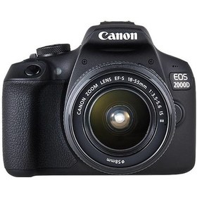 Resim Canon EOS 2000D 18-55 MM + 75-300 MM DSLR Fotoğraf Makinesi (Canon Eurasia Garantili) 