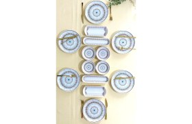 Resim Venüs Home Blue Eyes 6 Kişilik 14 Parça Kahvaltı Takımı 