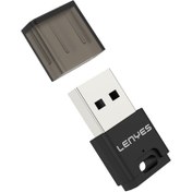 Resim Lenyes LR203 USB Bluetooth 5.0 Wireless Transmitter Adaptör Siyah 