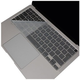 Resim Apple Uyumlu MacBook Air 13 Klavye Koruyucu Türkçe Q Silikon İnce Yıkanabilir A1932 2018 2019 Siyah 