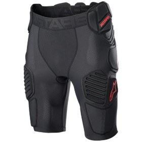 Resim Alpinestars Bionic Pro Şort Kalça Koruma Siyah Kırmızı 