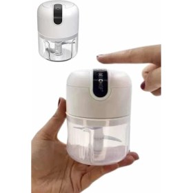 Resim Terrien Mini El Rondosu Şarjlı Doğrayıcı Taşınabilir Rondo Blender 250 ml 