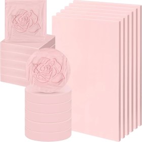 Resim Quirky Quar 18 Adet Lastik Damga Oyma Blokları Pembe Yumuşak Keten Blokları Oyma Blokları Pul Için Sofçuk Kauçuk El Sanatları (Yurt Dışından) 