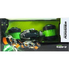 Resim Uzaktan Kumandalı Yeşil Punisher Akrobatik Araç 